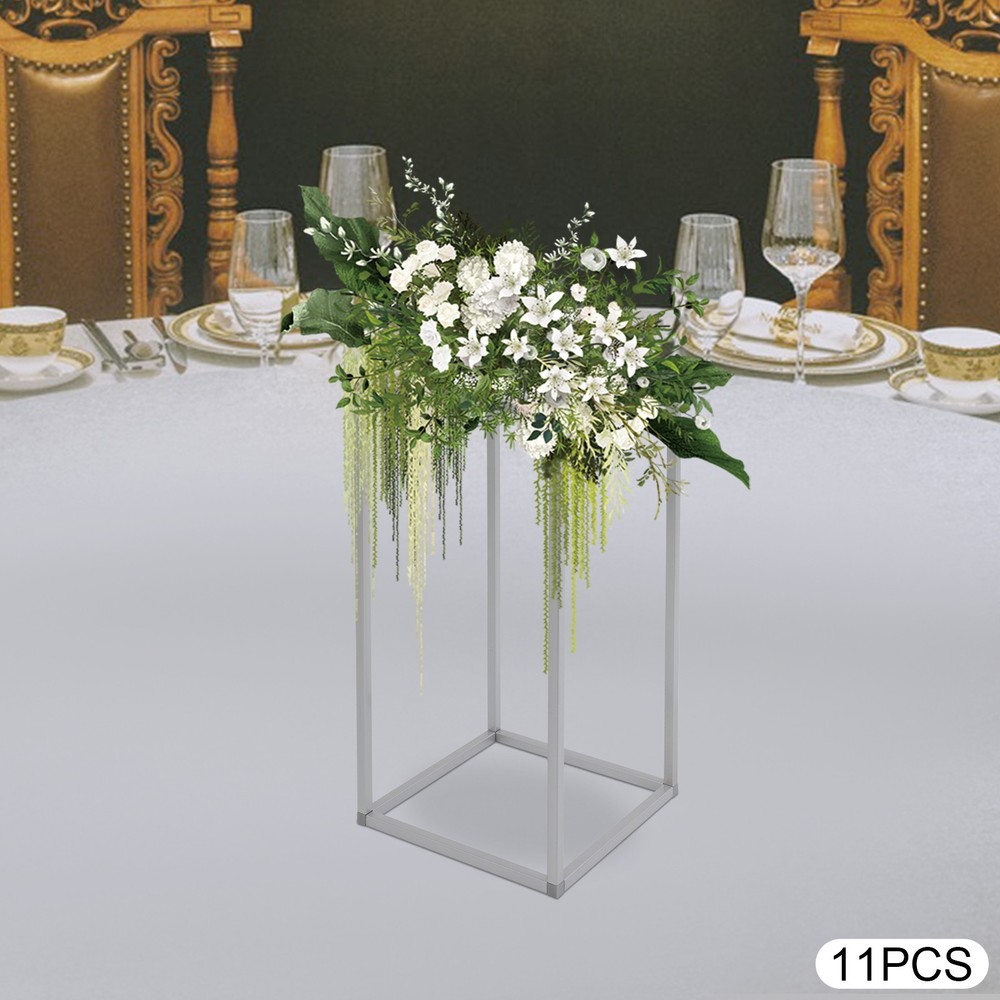 11pcs Wedding Flower Stands Flower Holder Rectangular For Wedding Decorations