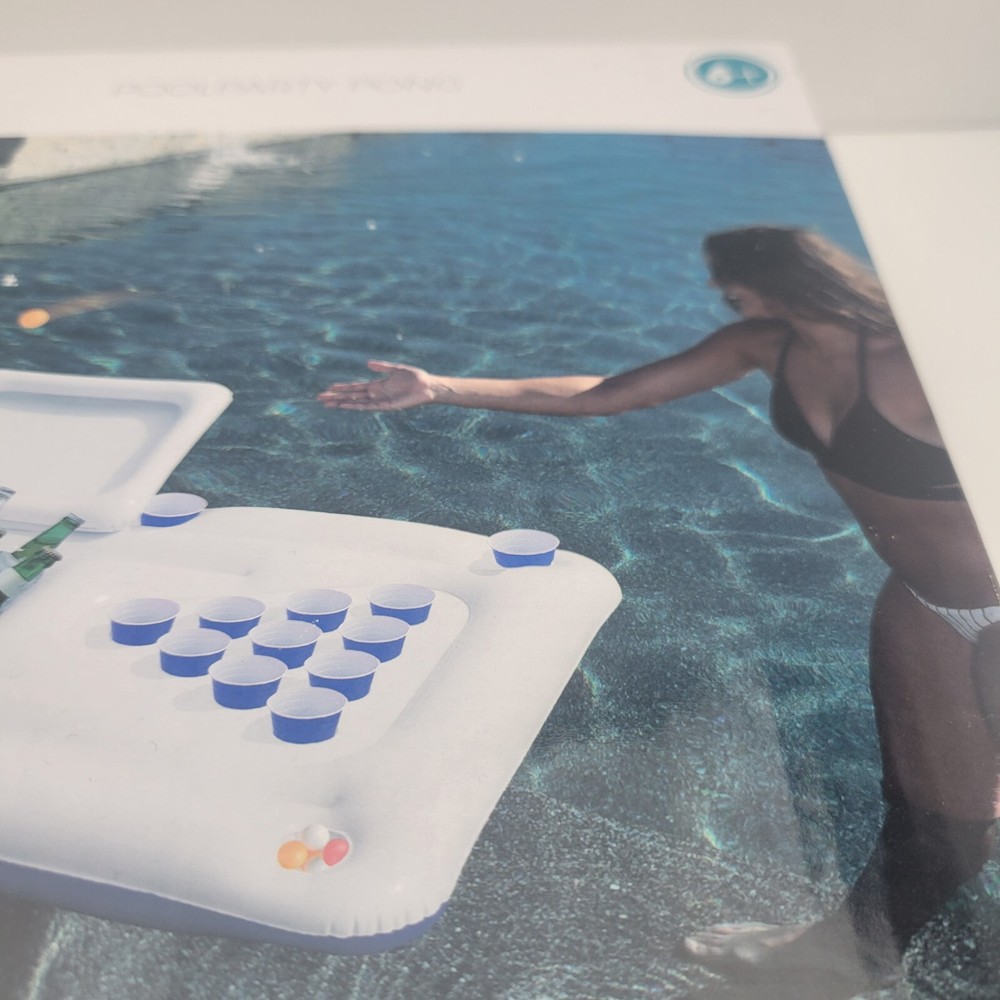 Pool Party Floating Beer Pong Cooler