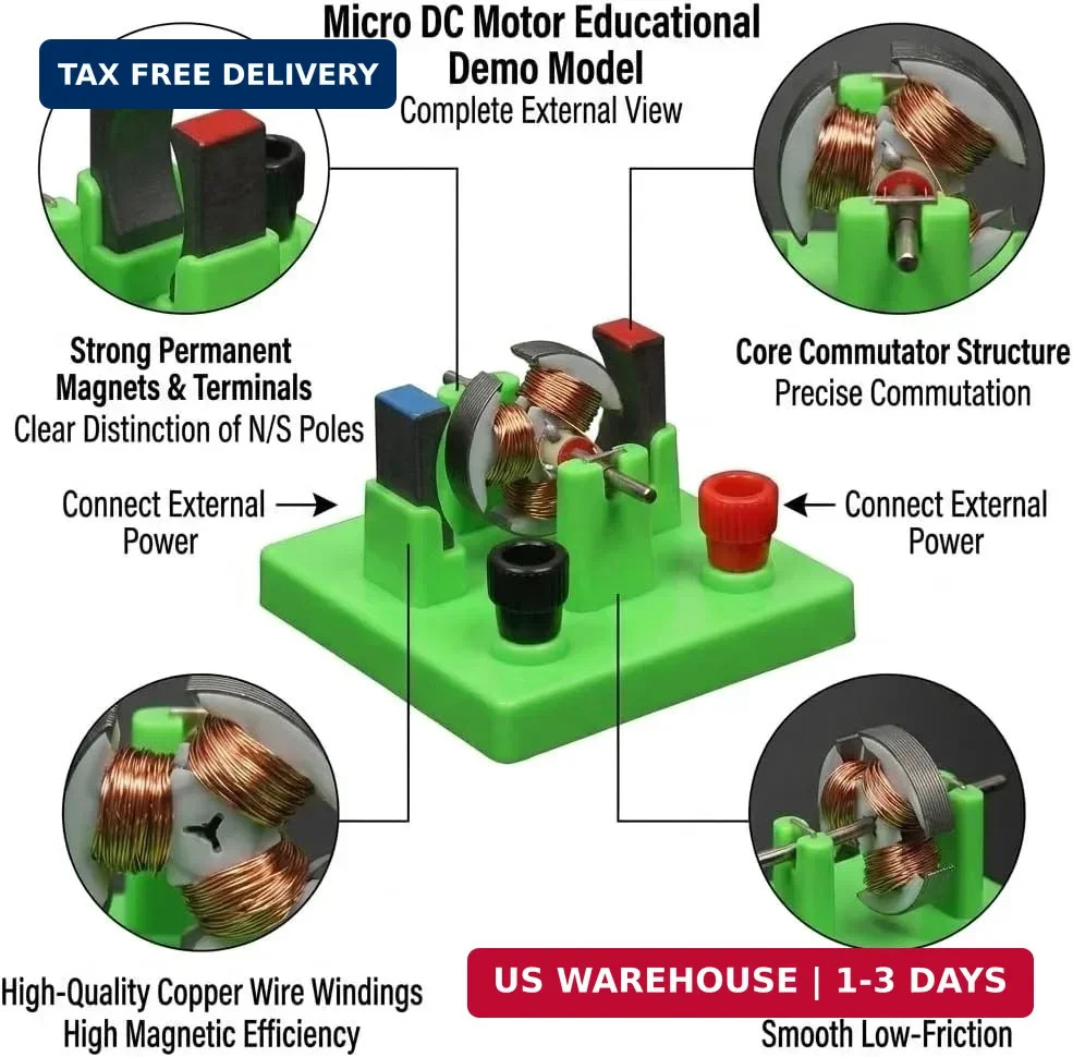 DIY DC Electrical Motor Assemble KIT - STEM Science Lab Educational Physics Lear