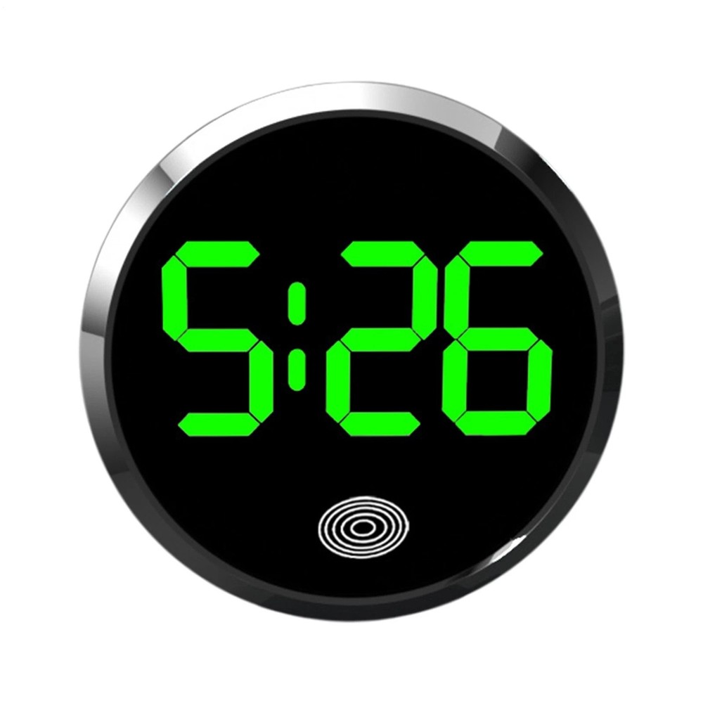1Pc Car Dashboard Digital Clock Mini Electronic For Dash Vehicle Time Display