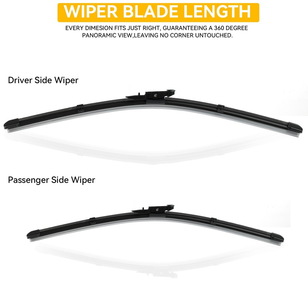 2Pcs Front Windshield Wiper Blades For Buick Enclave MK1 2012 - 2017 24"21"