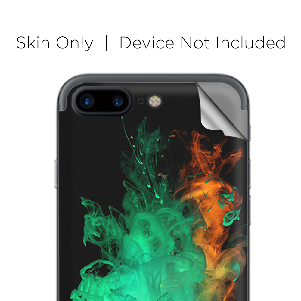 Apple iPhone 7 / 8 Plus Skins Decal Wrap Orange Green Smoke