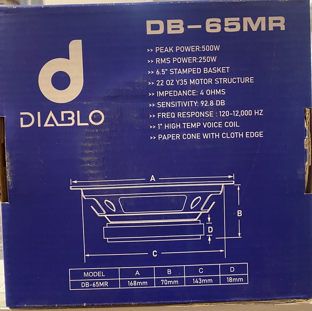 Diablo 6.5 Midrange