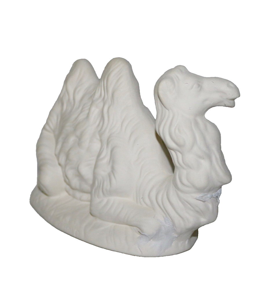 Ceramic Nativity 8” Set Accessory ~ Camel Sitting~ Ready To Paint