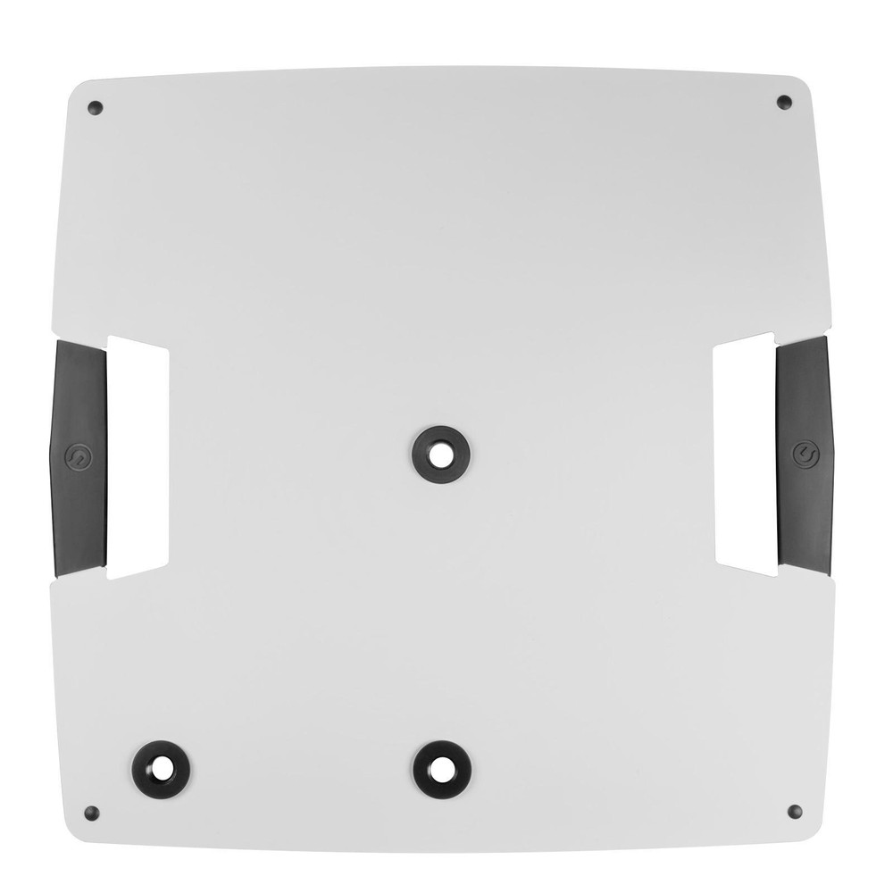 Gravity GLS431W White Square Base Lighting Stands with Cables