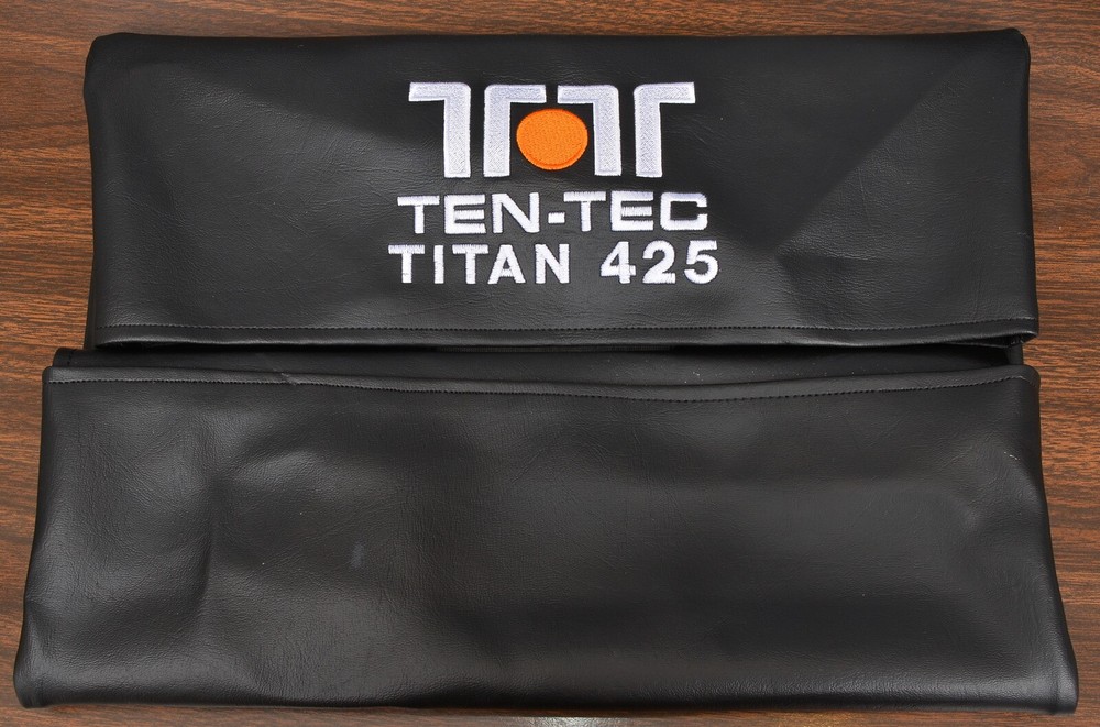 EMBROIDERED TEN-TEC TITAN 425 LINEAR AMPLIFIER DUST COVER