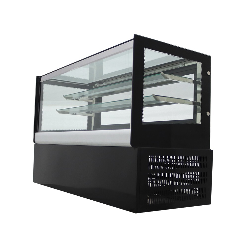 220V 47.2" Refrigerated Cake Display Cabinet 3 Layers Vegatable Fruit Showcase