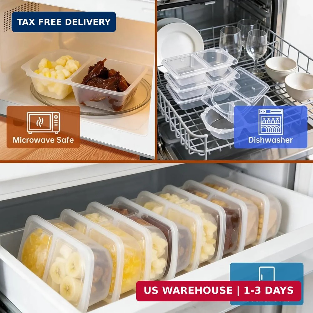 Reusable Snack Containers with Lids, Snack Containers, 20-Pack Snack Pack Contai
