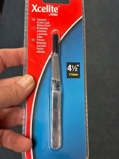 XHT412N XCELITE LOCK TWEEZERS