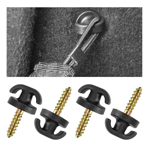 4 PCS Car Cargo Net Hooks, Trunk Storage Organizer Net Clips Tie Down 4pcs