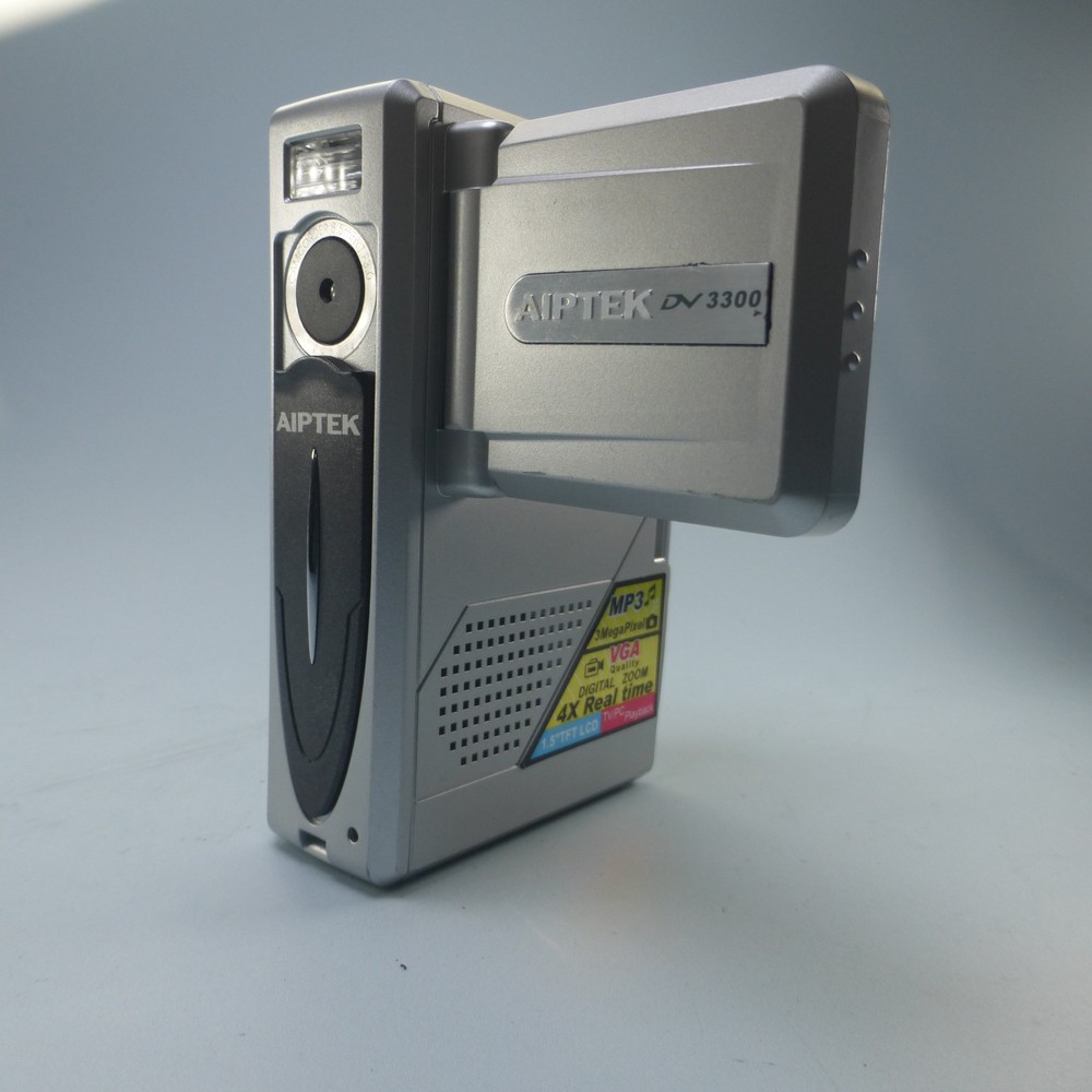 Aiptek DV-3300 3.0MP Compact Digital Video Recorder Silver Tested
