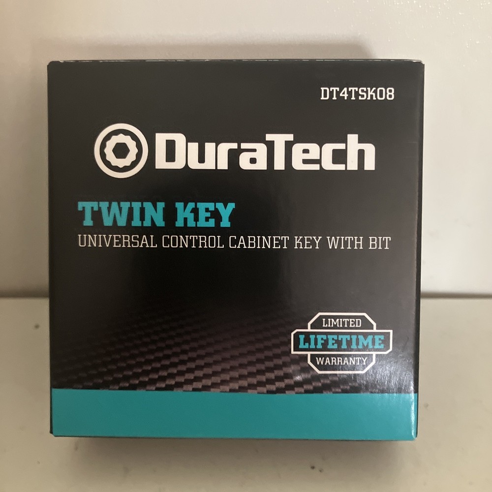 DuraTech Twin Key Universal Control Cabinet Key with Bit