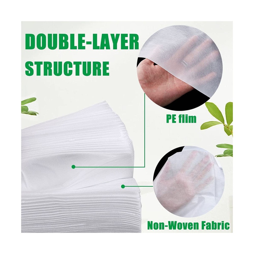 55 Pcs Disposable Massage Table Sheets, 31.5" X 70.9" Disposable Bed Sheet Se...