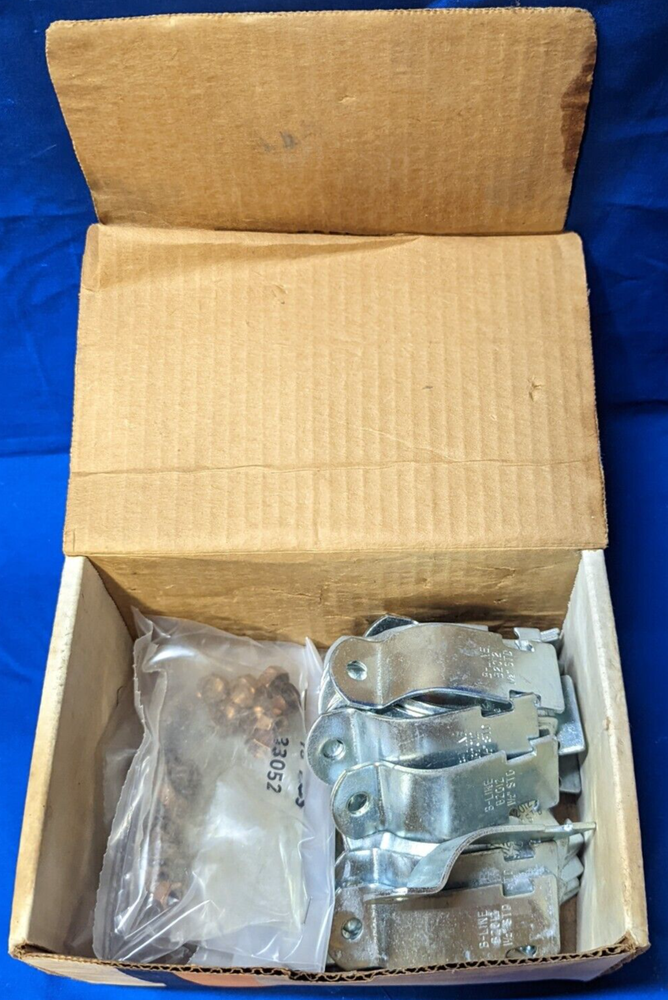 B-LINE1-1/2" STD STEEL PIPE CLAMPS W/HARDWARE BOX OF 32