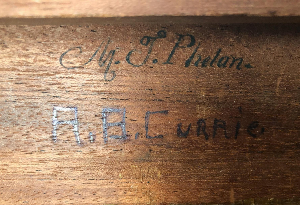 Rare Scientist brass field Microscope MJ PHELAN