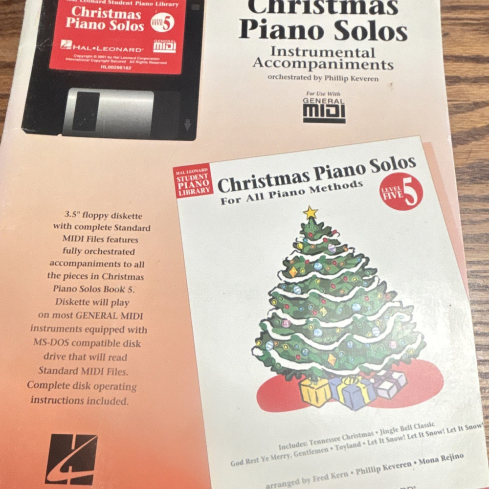 Hal Leonard Student Piano Library Christmas Solos Level 5 MIDI Disk General MIDI