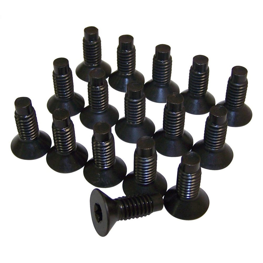 Crown Automotive 6035757K Windshield Frame Screw Kit Black