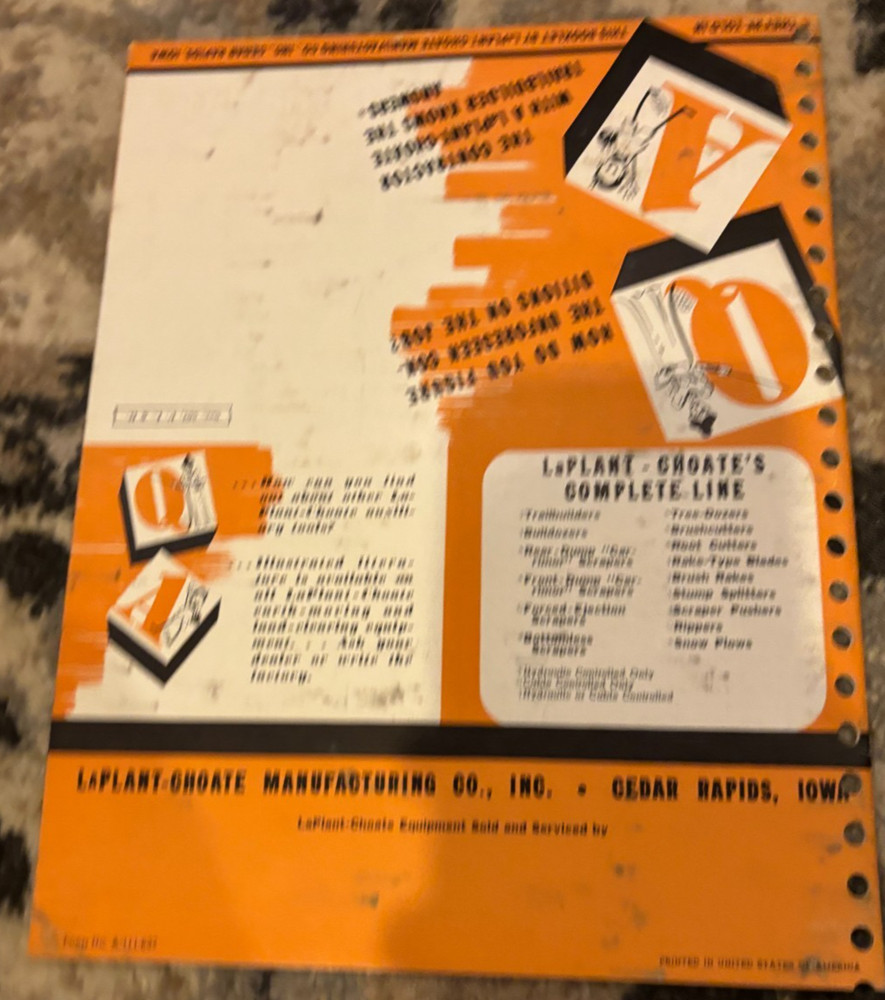 LaPlant-Choate Trailbuilder Blades Brochure AMIL26