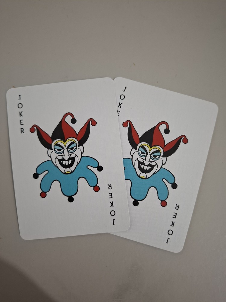 Joker Cosplay Prop Playing Cards - Classic Blue Jester