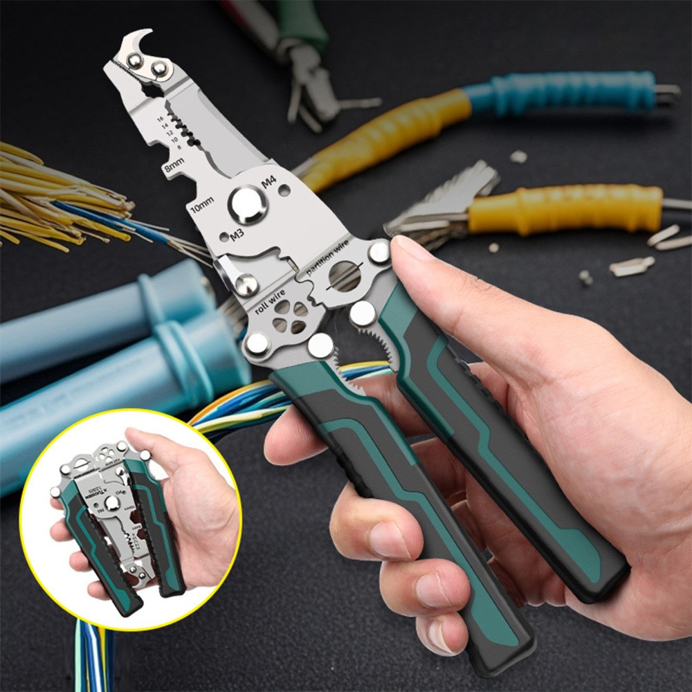 Multipurpose Cable Stripper Tools High-Hardness Cutting Edges Crimper Cable