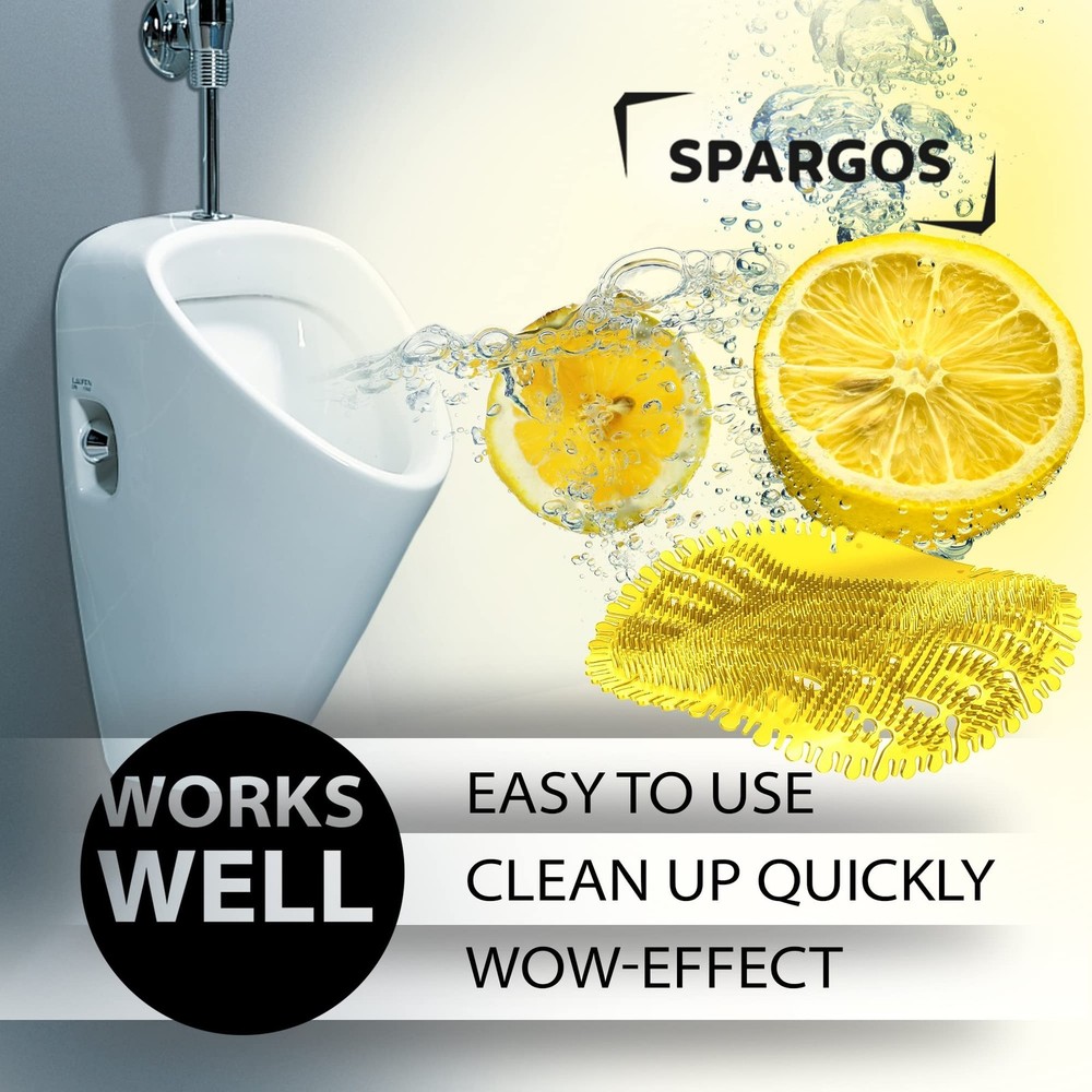 Urinal Screen Deodorizer (36 Pack) - Urinal Cakes - Fresh 3d Wave Anti-Splash...