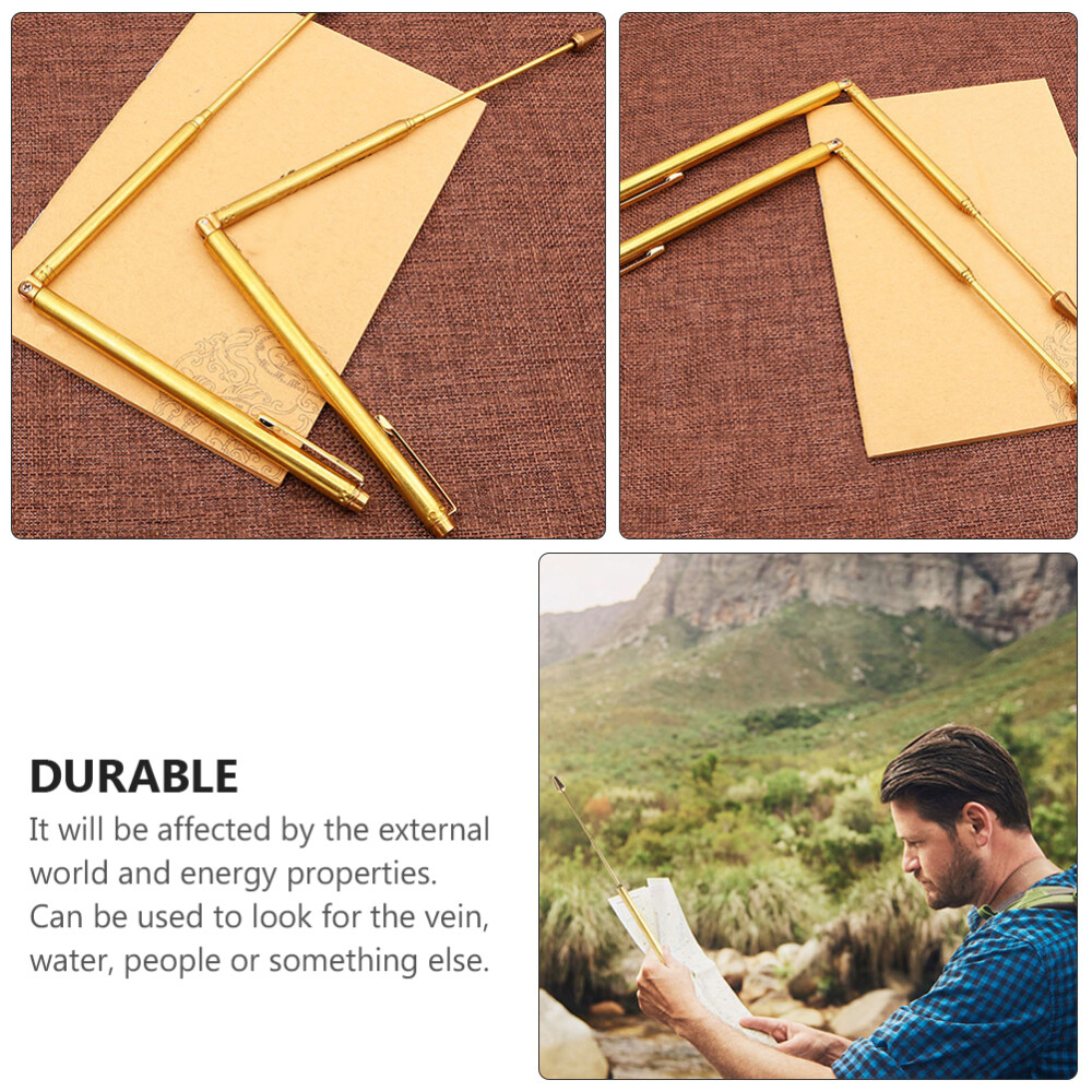 Adjustable Dowsing Rods Water Detect Divining Rods Copper Divining Rods