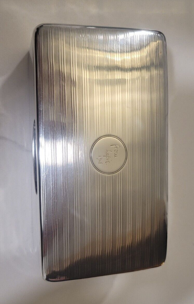 Sterling Silver Cigar Box