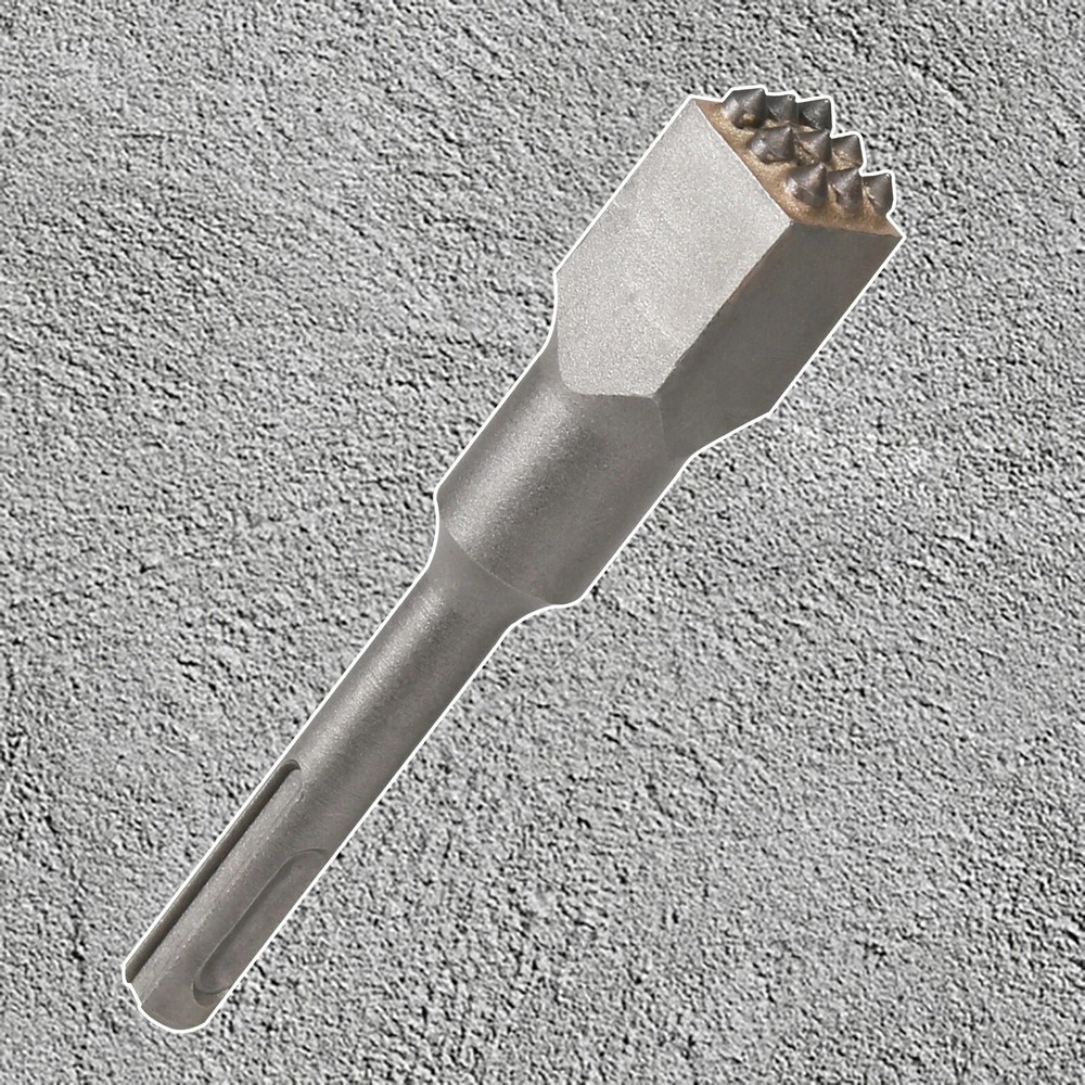 SDS Plus Shank Alloy Point Micro Chisel Bush Hammer Drill Bit for Concrete Stone