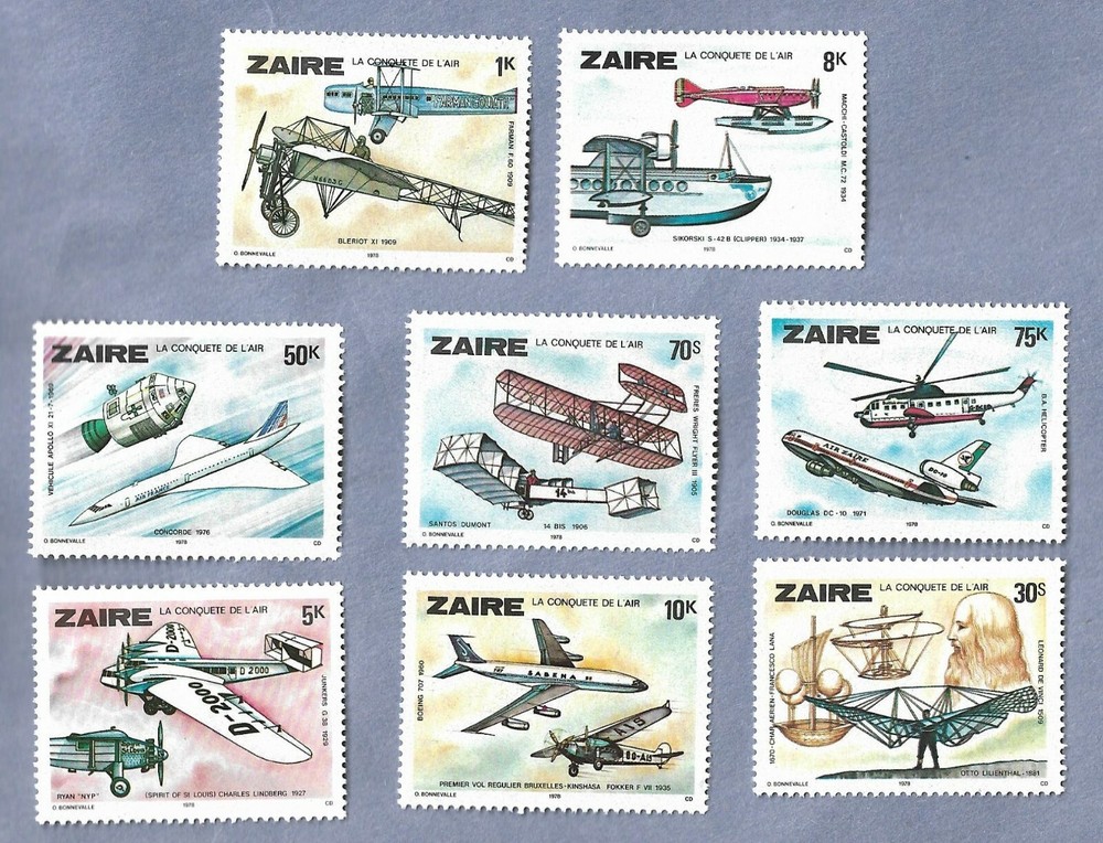 Zaire #893-90 MNH