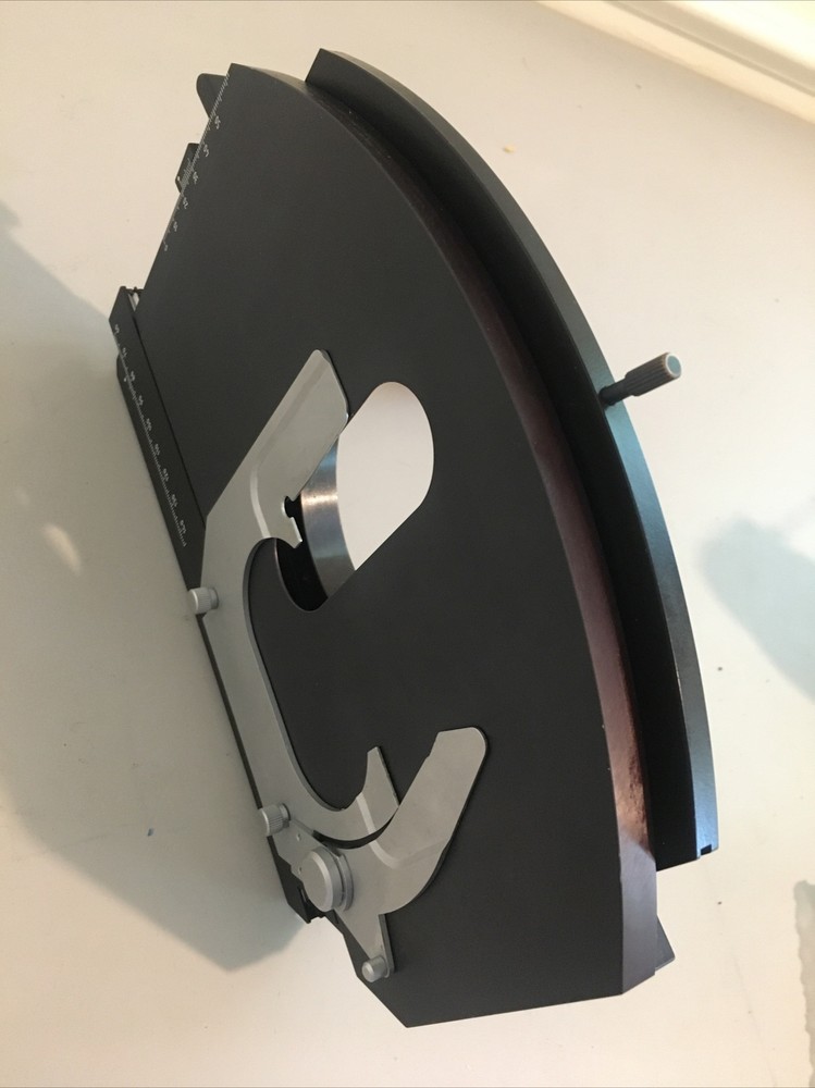 Zeiss 1067-325 Axio Rotating Microscope Stage Mechanical Slide Clip Nice!