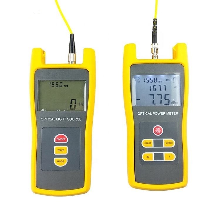 Fiber Optic Tester Tool SM MM Handhold Optic Power Meter Optical Light Source