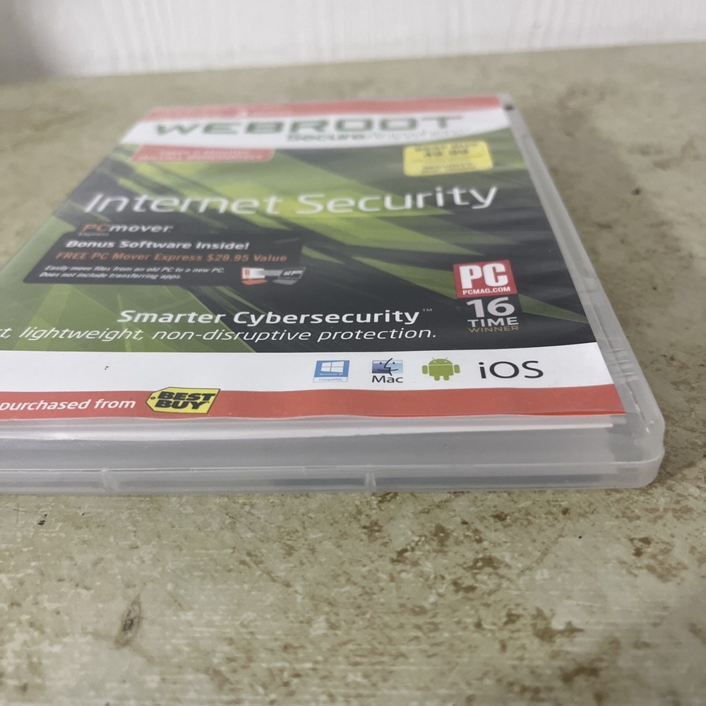 Webroot SecureAnywhere Internet Security For PC/MAC/Mobile