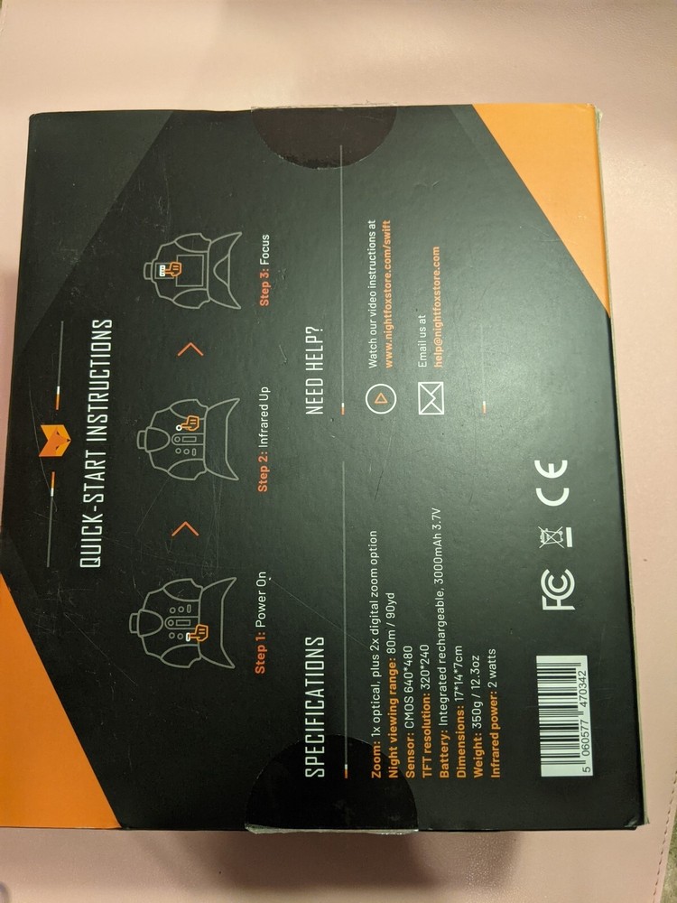 Nightfox swift night vision goggles digital