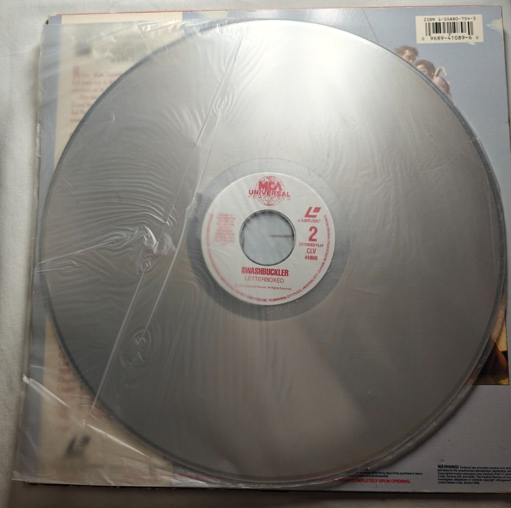 Swashbuckler (LaserDisc, 1991)