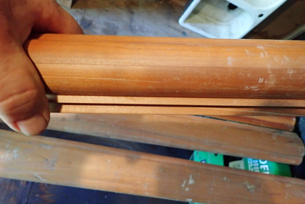 Solid Cherry Handrail Cap Custom 4" Special Order 42 Linear Ft Railing Bannister