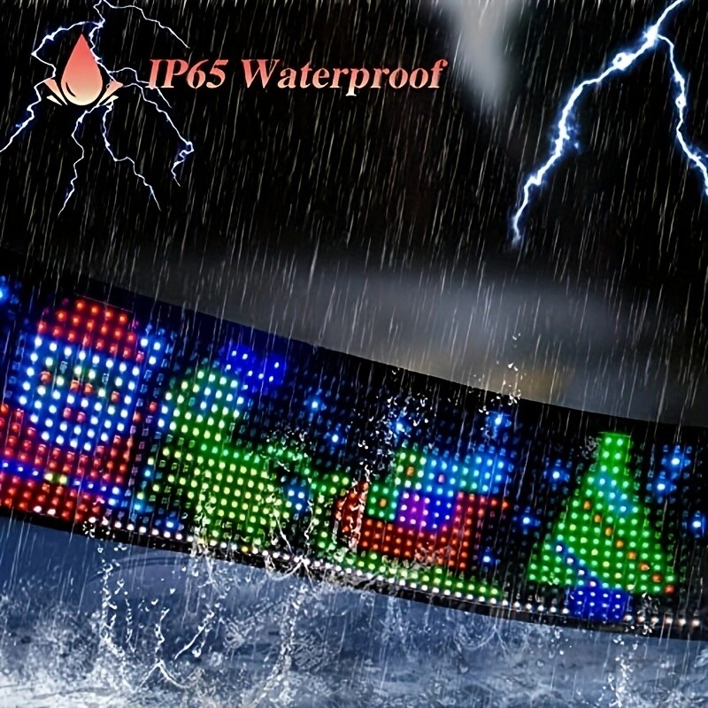 16x96 Flexible LED Windshield Display: Ideal for Clear In - Car Visuals