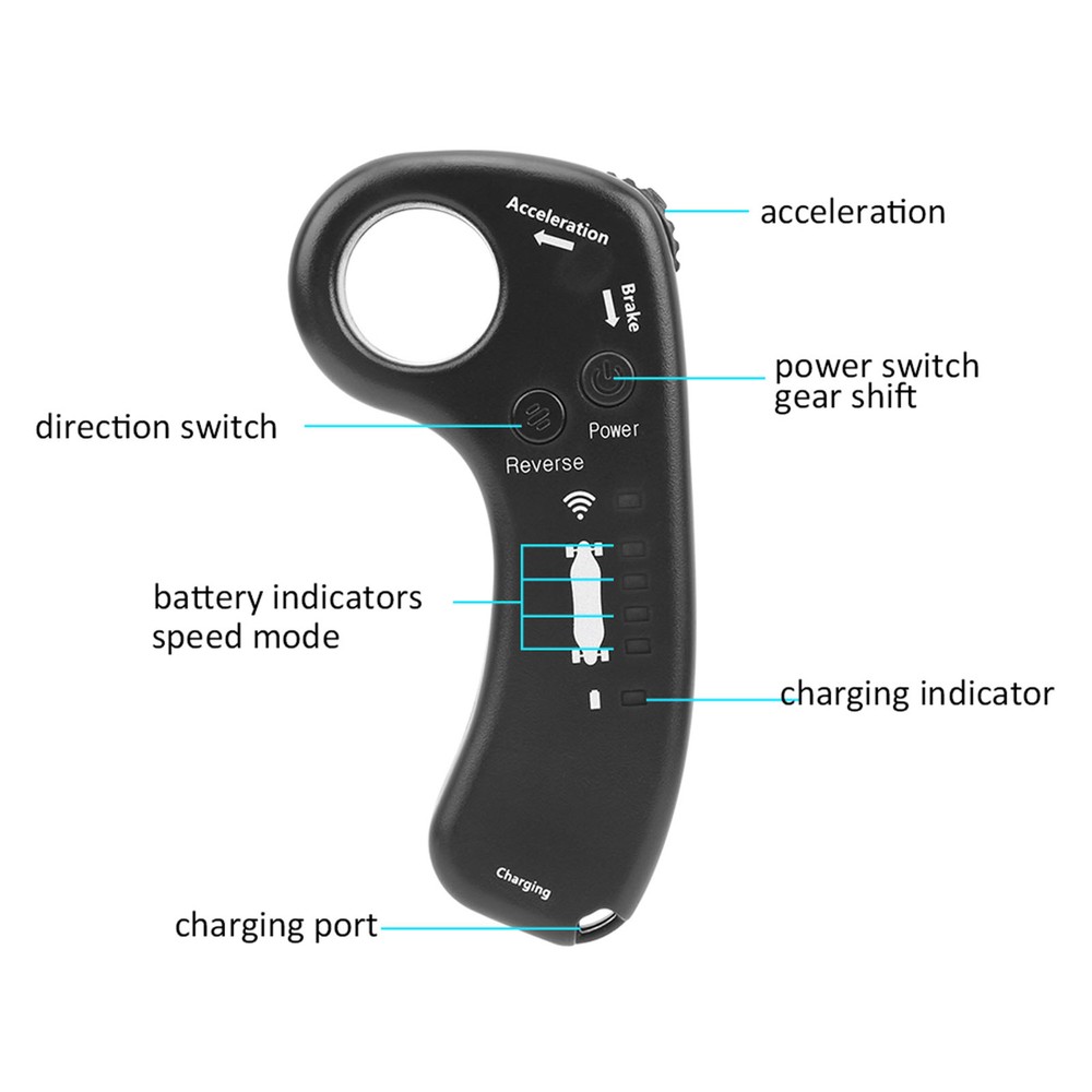 Electric Skateboard Remote Replacement Smart Wireless Remote Skateboard