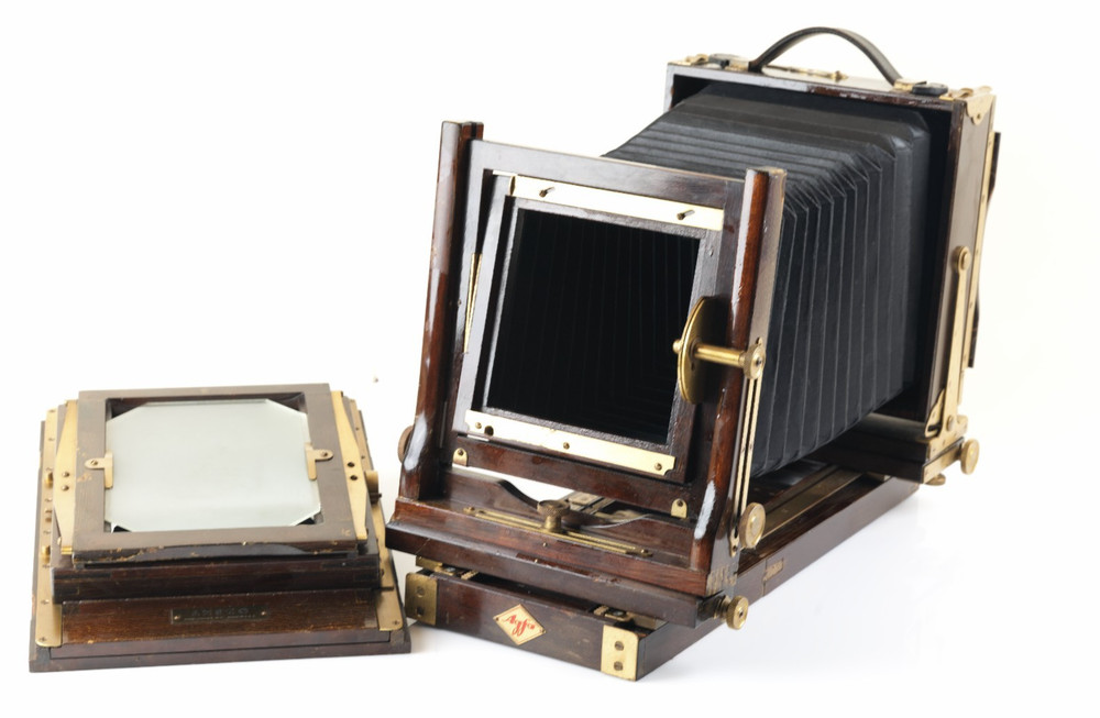 Agfa 5x7 Field Camera – w/ 4x5 Reducing Back – Solid User – Antique Large Format