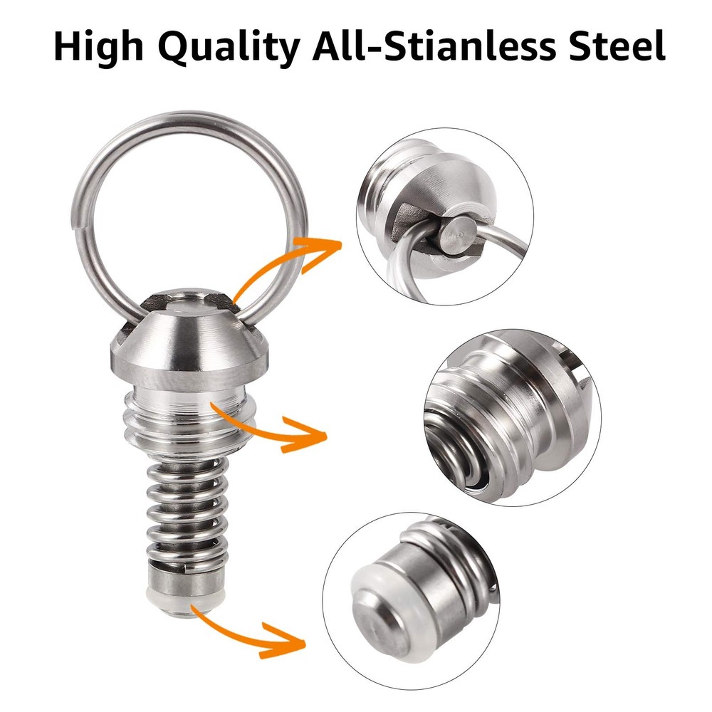 Keg Pressure Relief Valve 4 Pieces All Stainless Steel Corny Cornelius Style Bal