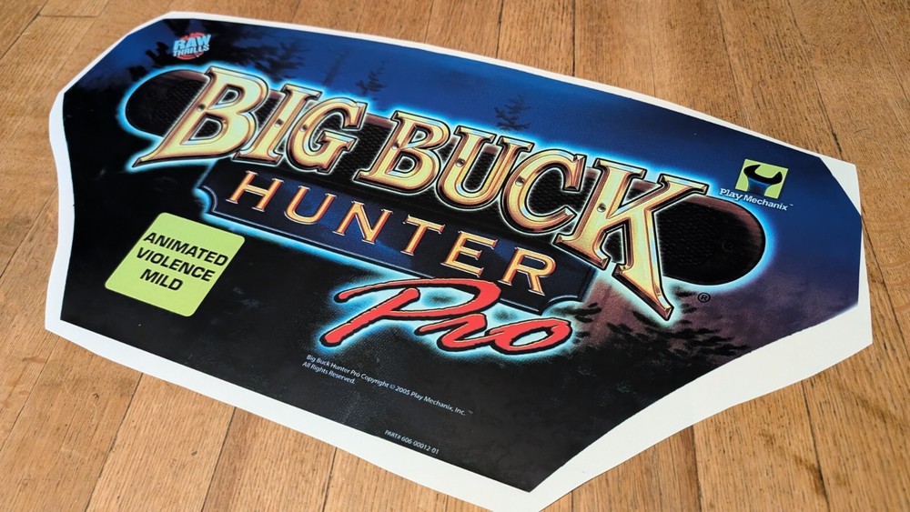 Big Buck Hunter   PRO  Marquee Cabinet Type Arcade