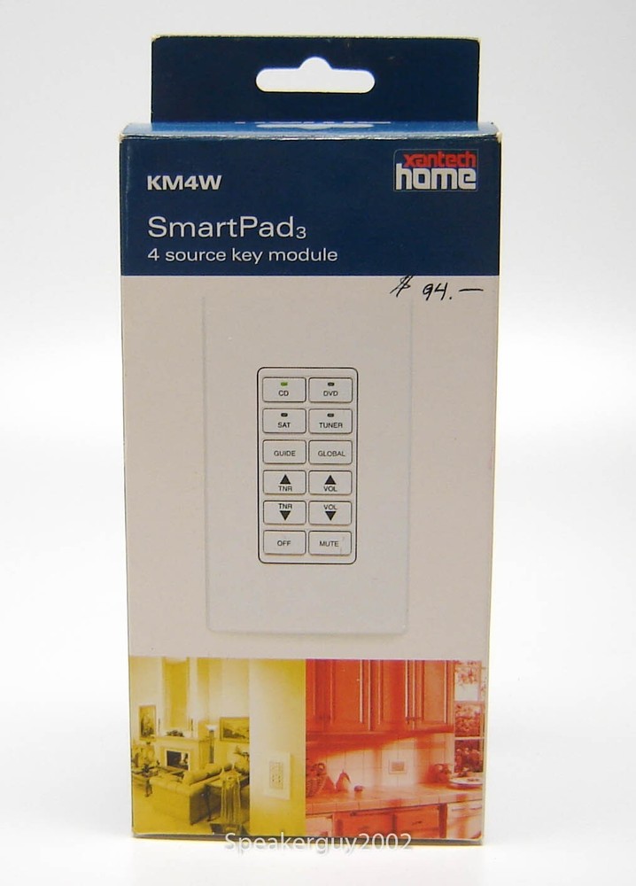 Xantech 4-Source Key Module / SmartPad3 - KM4W
