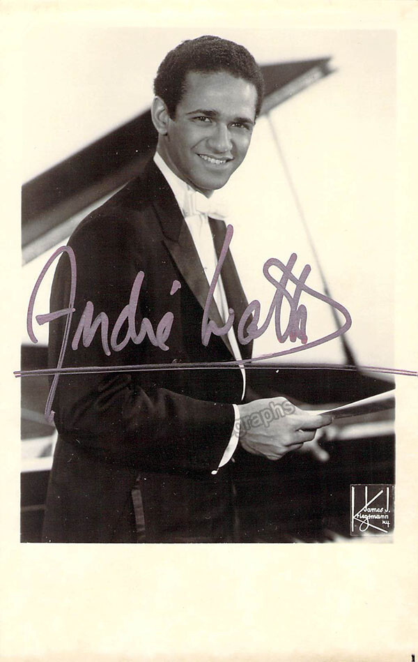 Watts, André - Signed Photograph