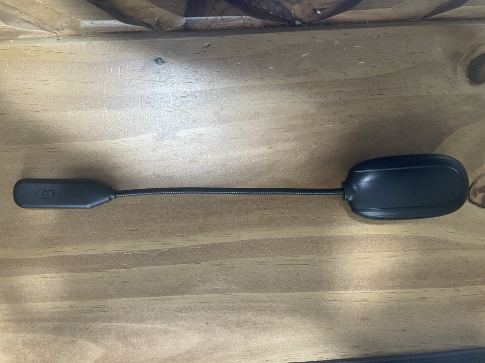 Black Portable LED Book Light with USB charger