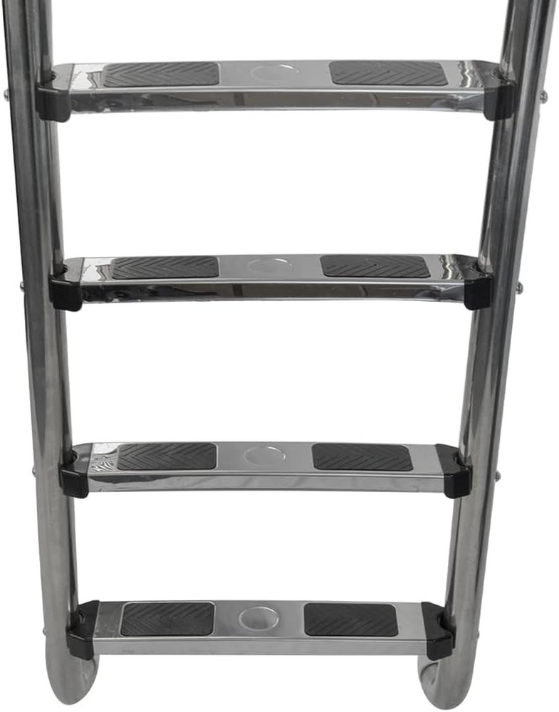4-Step Stainless Steel Pool Ladder | In-Ground Swimming Pool Entry & Exit System