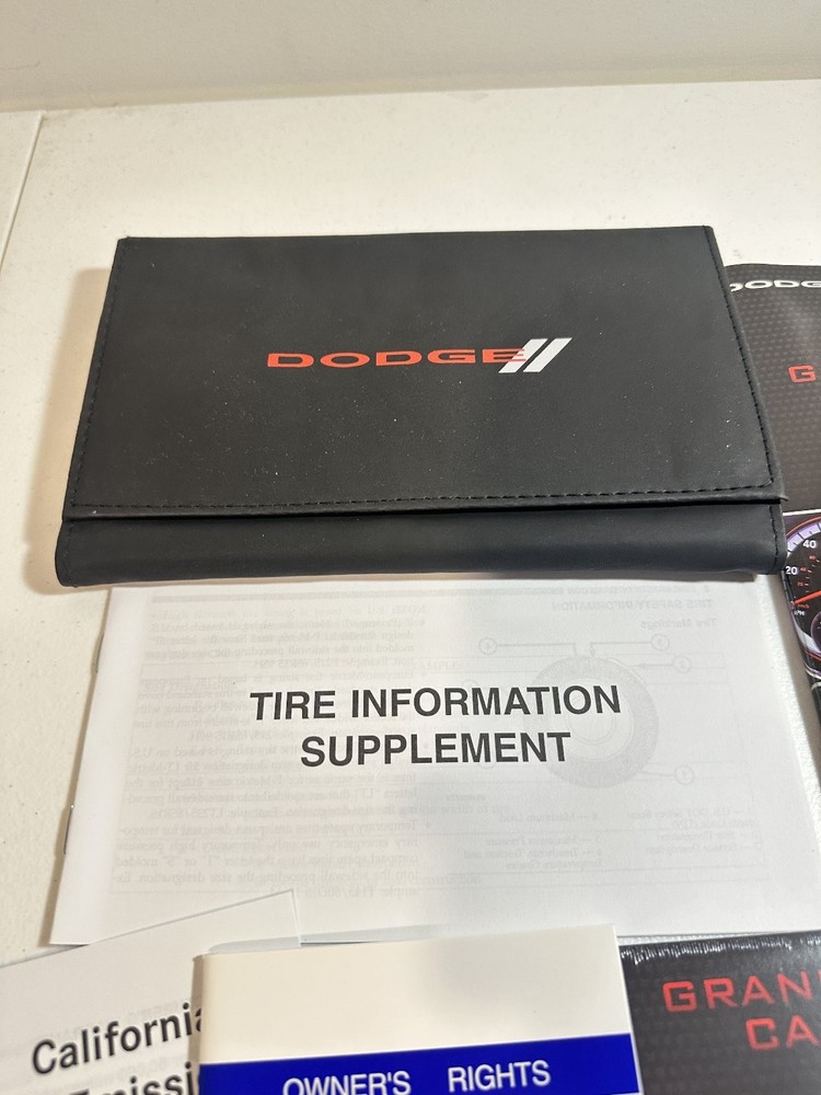 Dodge Grand Caravan 2012 Owner's Guide & Info Kit Chrysler