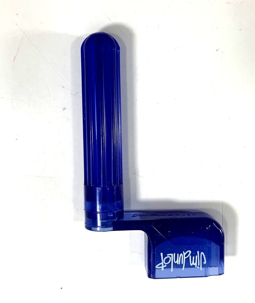 Dunlop Guitar String Winder 2-Pack Easy To Wind Pulls Bridge Pins Gel Blue