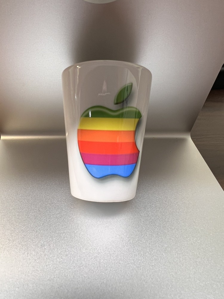 Old Vintage Apple LOGO Computer Shot Glass