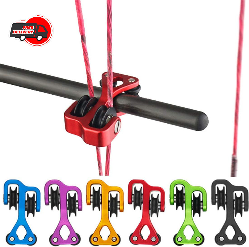 Aluminum Compound Bow Cable Slide Archery Bow String Splitter Roller Glid