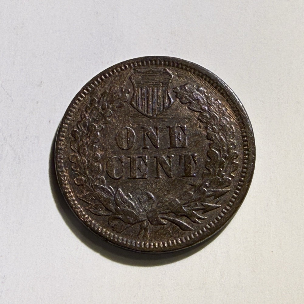 1875 Indian Head Cent - Choice VF Details