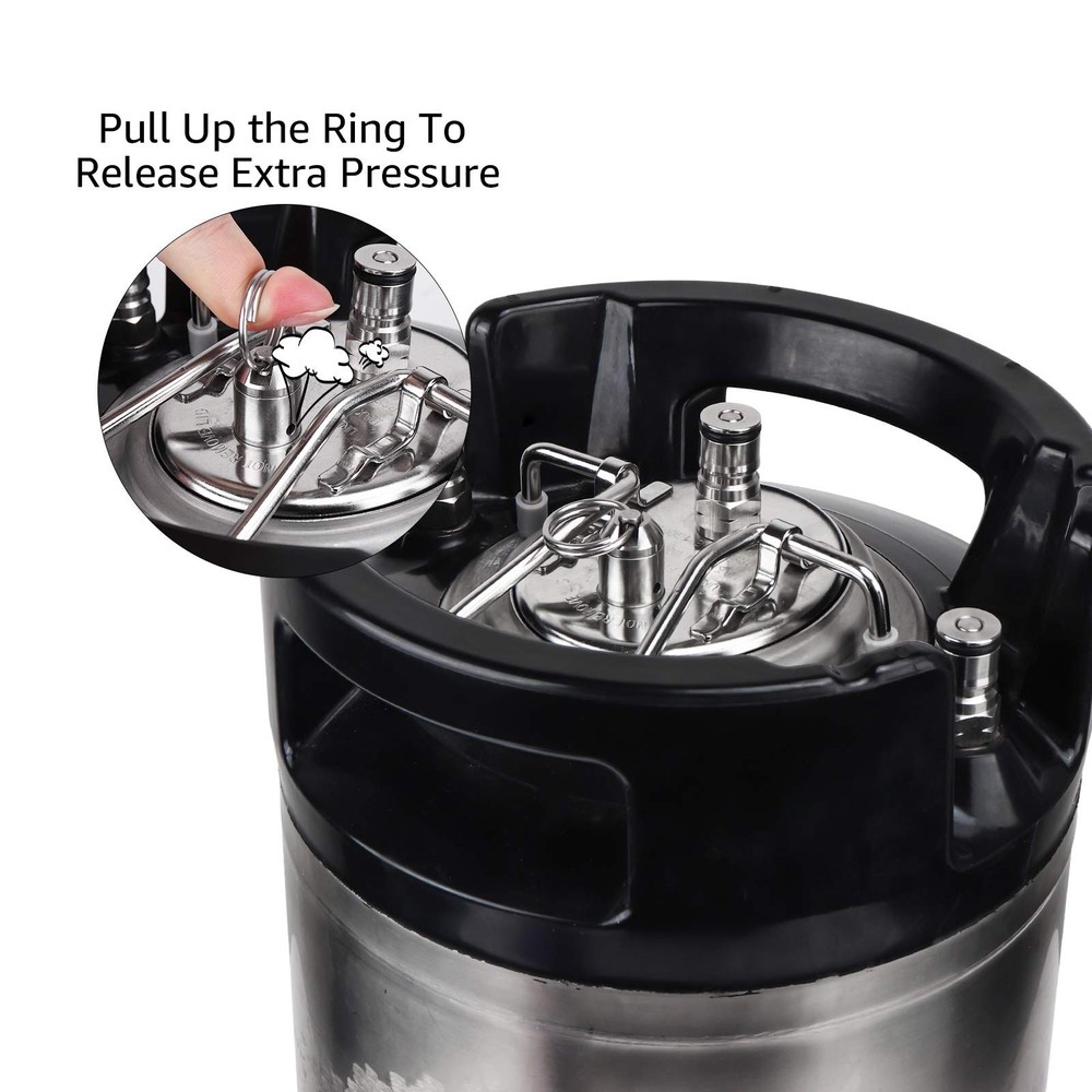 Keg Pressure Relief Valve 4 Pieces All Stainless Steel Corny Cornelius Style Bal